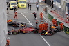 GP MONACO, Sergio Perez (MEX) Red Bull Racing RB18 e Carlos Sainz Jr (ESP) Ferrari F1-75 crash in qualifying, blocking Max Verstappen (NLD) Red Bull Racing RB18.
28.05.2022. Formula 1 World Championship, Rd 7, Monaco Grand Prix, Monte Carlo, Monaco, Qualifiche Day.
- www.xpbimages.com, EMail: requests@xpbimages.com © Copyright: XPB Images NOT FOR USE IN BELGIUM