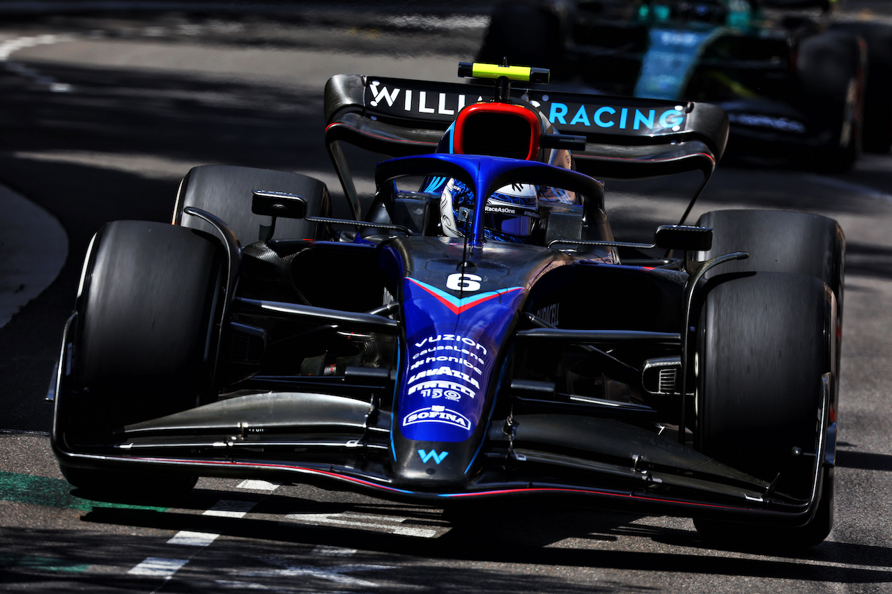 GP MONACO, Nicholas Latifi (CDN) Williams Racing FW44.
27.05.2022. Formula 1 World Championship, Rd 7, Monaco Grand Prix, Monte Carlo, Monaco, Venerdi'.
- www.xpbimages.com, EMail: requests@xpbimages.com © Copyright: Batchelor / XPB Images