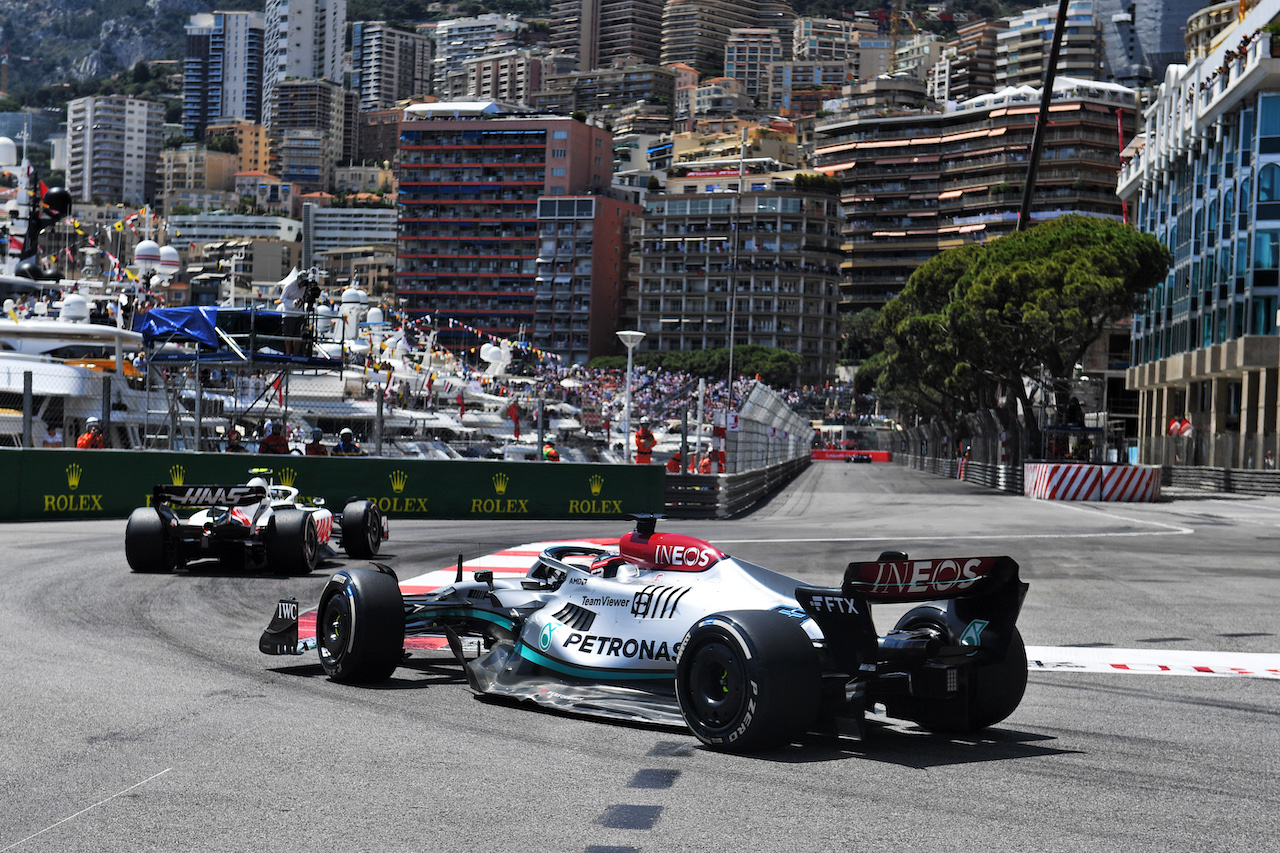 GP MONACO, George Russell (GBR) Mercedes AMG F1 W13.
27.05.2022. Formula 1 World Championship, Rd 7, Monaco Grand Prix, Monte Carlo, Monaco, Venerdi'.
- www.xpbimages.com, EMail: requests@xpbimages.com © Copyright: Price / XPB Images