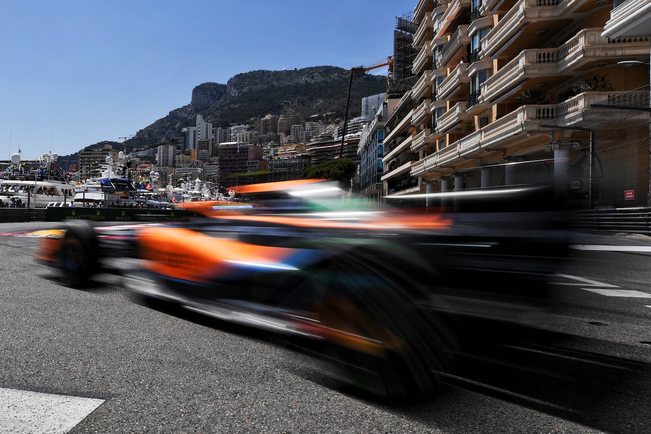 GP MONACO, Lando Norris (GBR) McLaren MCL36.
27.05.2022. Formula 1 World Championship, Rd 7, Monaco Grand Prix, Monte Carlo, Monaco, Venerdi'.
- www.xpbimages.com, EMail: requests@xpbimages.com © Copyright: Price / XPB Images