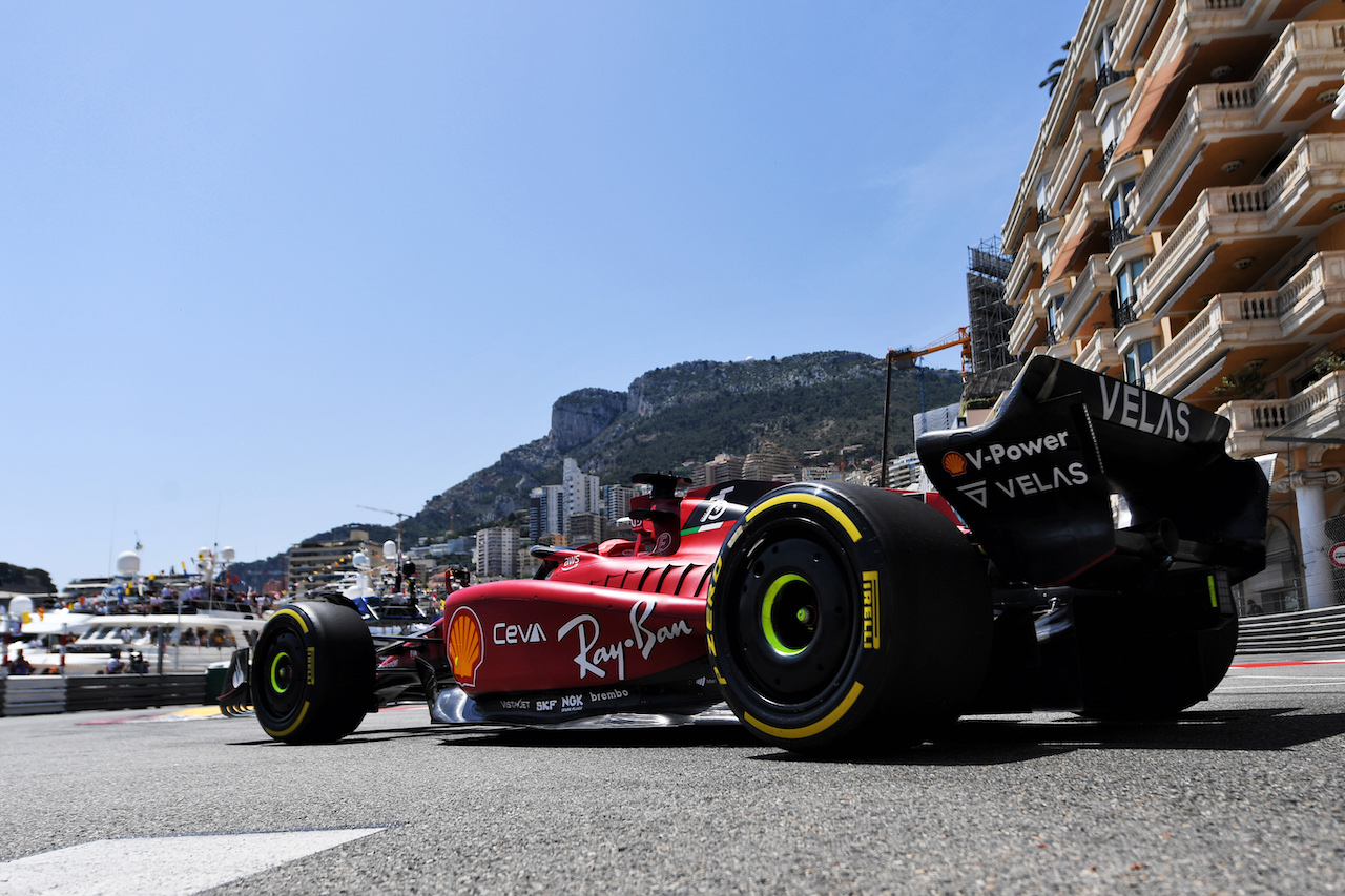 GP MONACO, Charles Leclerc (MON) Ferrari F1-75.
27.05.2022. Formula 1 World Championship, Rd 7, Monaco Grand Prix, Monte Carlo, Monaco, Venerdi'.
- www.xpbimages.com, EMail: requests@xpbimages.com © Copyright: Price / XPB Images