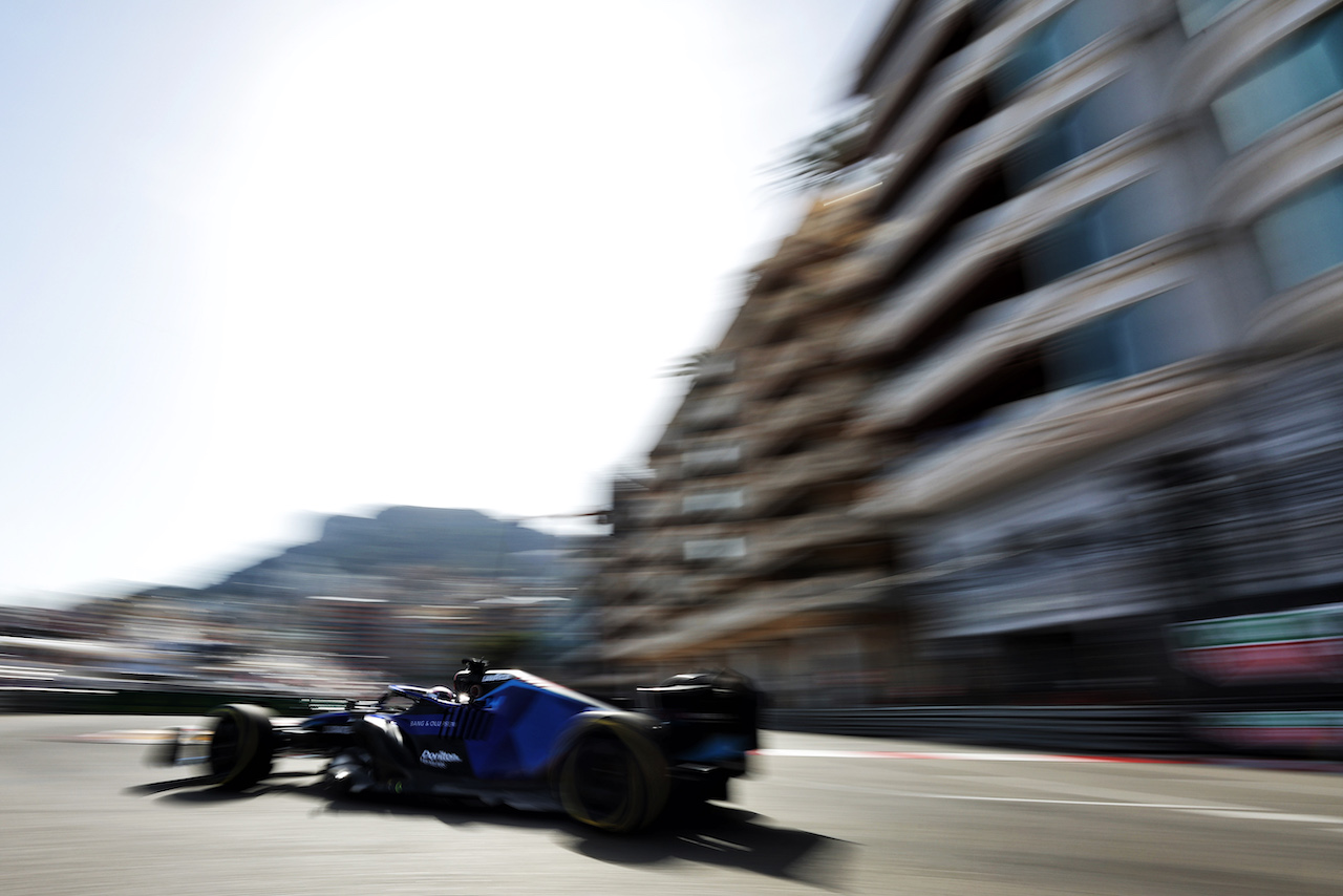 GP MONACO, Alexander Albon (THA) Williams Racing FW44.
27.05.2022. Formula 1 World Championship, Rd 7, Monaco Grand Prix, Monte Carlo, Monaco, Venerdi'.
- www.xpbimages.com, EMail: requests@xpbimages.com © Copyright: Bearne / XPB Images