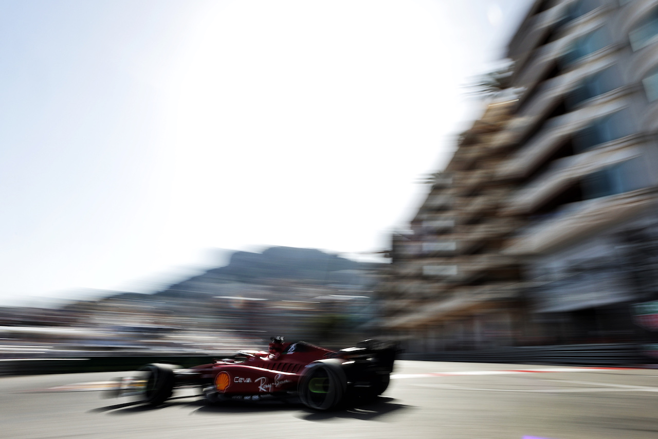 GP MONACO, Charles Leclerc (MON) Ferrari F1-75.
27.05.2022. Formula 1 World Championship, Rd 7, Monaco Grand Prix, Monte Carlo, Monaco, Venerdi'.
- www.xpbimages.com, EMail: requests@xpbimages.com © Copyright: Bearne / XPB Images