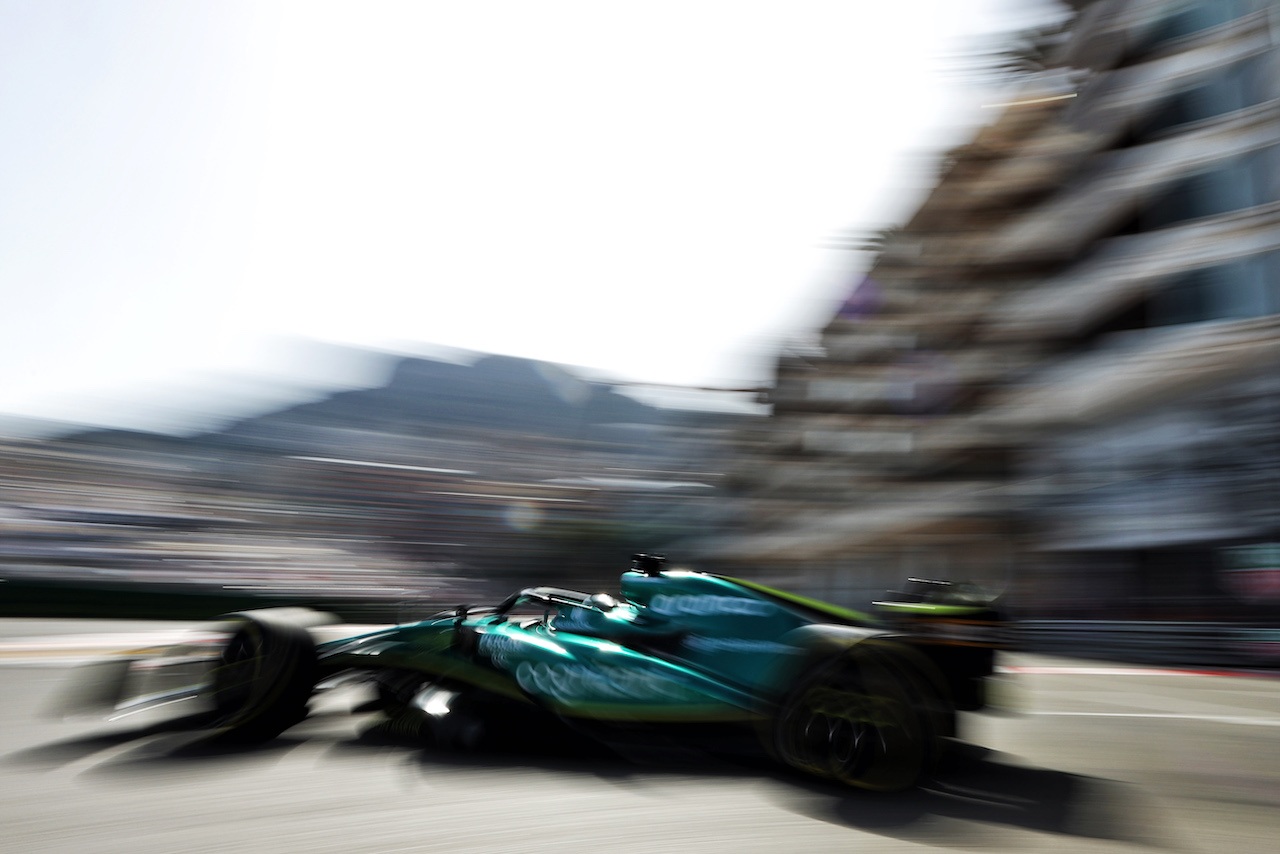 GP MONACO, Lance Stroll (CDN) Aston Martin F1 Team AMR22.
27.05.2022. Formula 1 World Championship, Rd 7, Monaco Grand Prix, Monte Carlo, Monaco, Venerdi'.
- www.xpbimages.com, EMail: requests@xpbimages.com © Copyright: Bearne / XPB Images