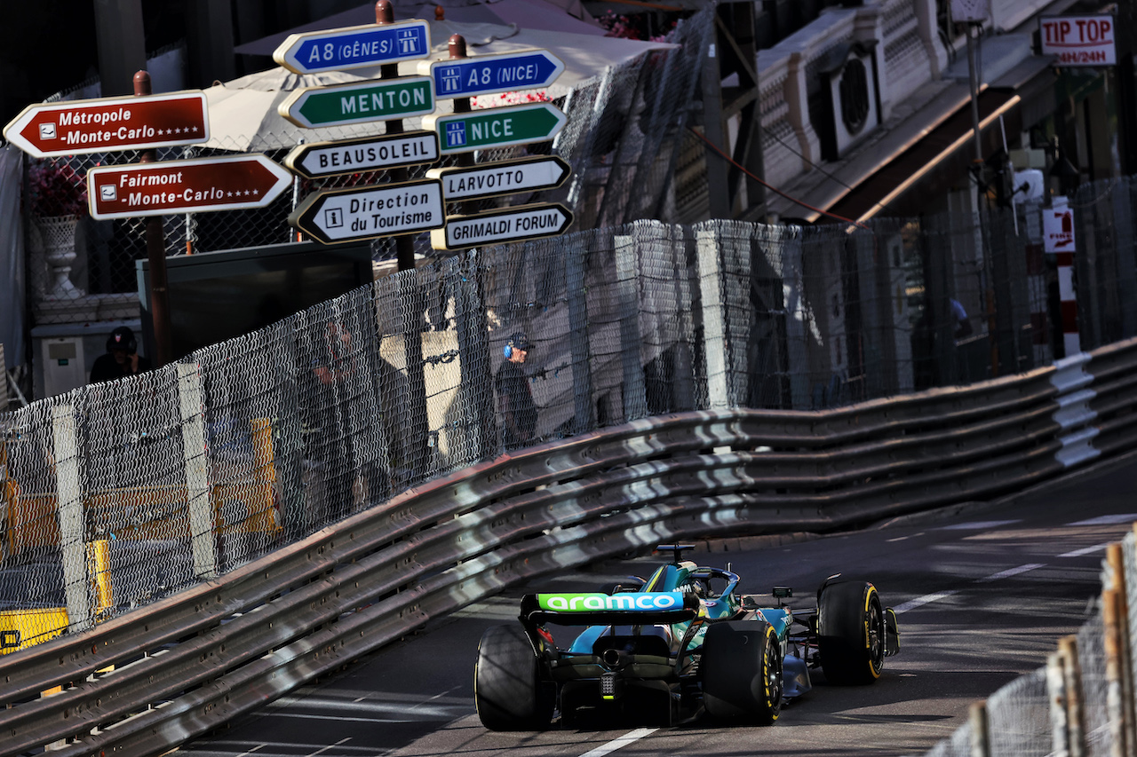 GP MONACO, Lance Stroll (CDN) Aston Martin F1 Team AMR22.
27.05.2022. Formula 1 World Championship, Rd 7, Monaco Grand Prix, Monte Carlo, Monaco, Venerdi'.
- www.xpbimages.com, EMail: requests@xpbimages.com © Copyright: Moy / XPB Images