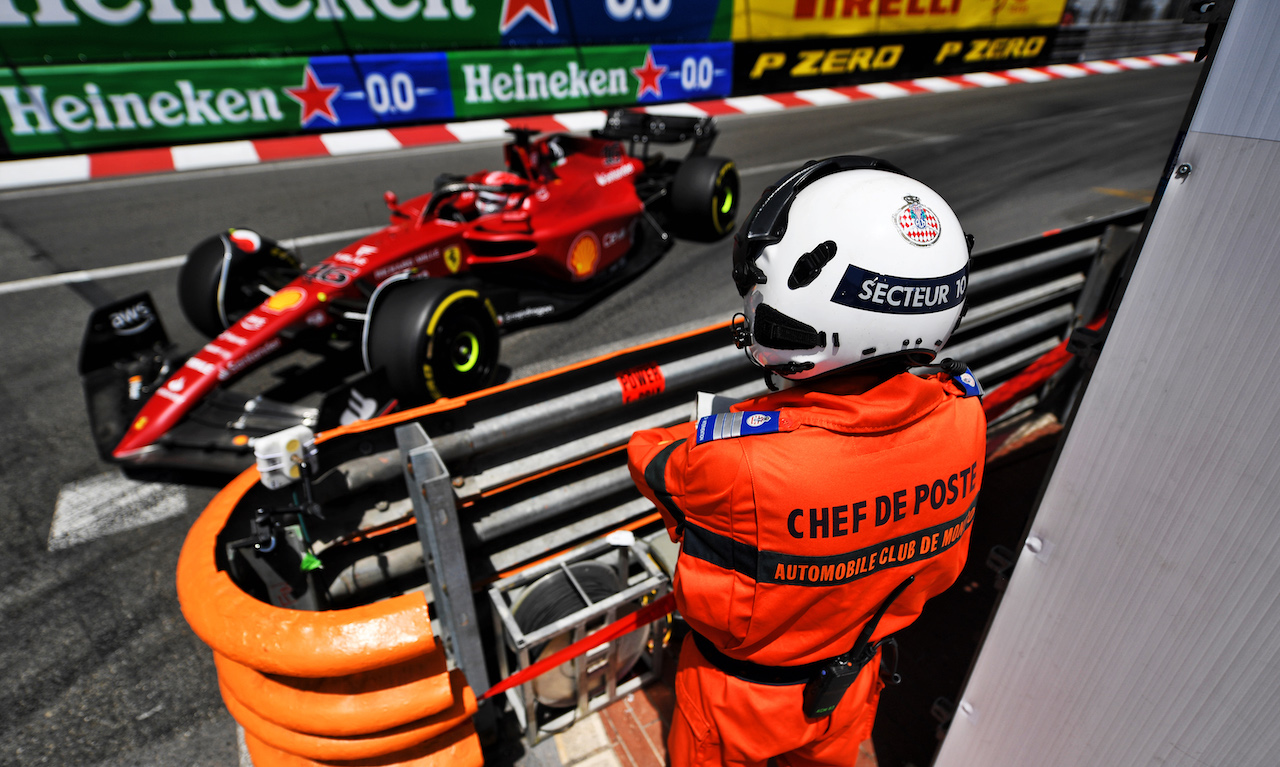 GP MONACO, Charles Leclerc (MON) Ferrari F1-75.
27.05.2022. Formula 1 World Championship, Rd 7, Monaco Grand Prix, Monte Carlo, Monaco, Venerdi'.
- www.xpbimages.com, EMail: requests@xpbimages.com © Copyright: Price / XPB Images