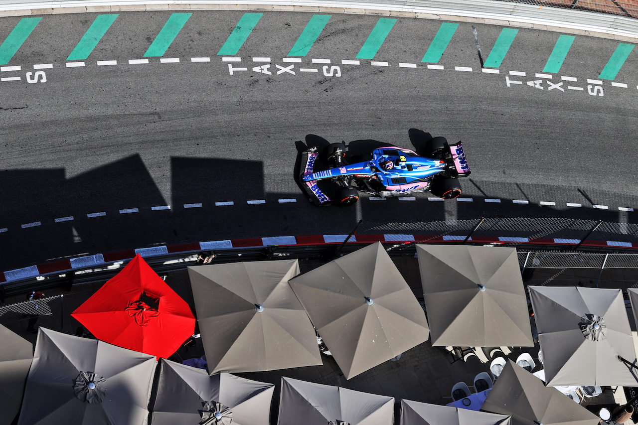 GP MONACO, Esteban Ocon (FRA) Alpine F1 Team A522.
27.05.2022. Formula 1 World Championship, Rd 7, Monaco Grand Prix, Monte Carlo, Monaco, Venerdi'.
- www.xpbimages.com, EMail: requests@xpbimages.com © Copyright: Moy / XPB Images