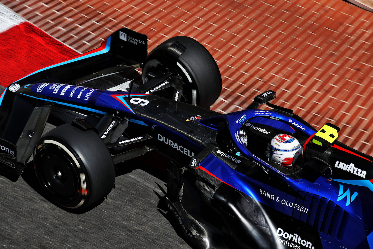 GP MONACO, Nicholas Latifi (CDN) Williams Racing FW44.
27.05.2022. Formula 1 World Championship, Rd 7, Monaco Grand Prix, Monte Carlo, Monaco, Venerdi'.
 - www.xpbimages.com, EMail: requests@xpbimages.com © Copyright: Coates / XPB Images