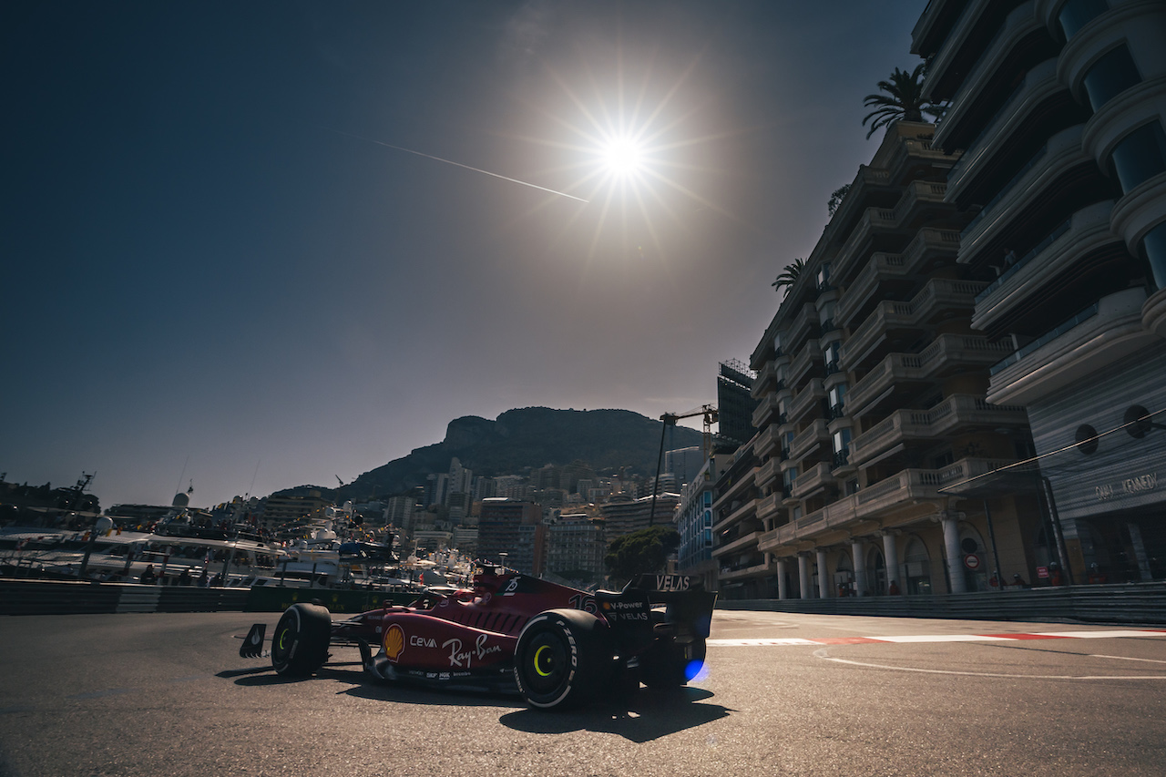 GP MONACO, Charles Leclerc (MON) Ferrari F1-75.
27.05.2022. Formula 1 World Championship, Rd 7, Monaco Grand Prix, Monte Carlo, Monaco, Venerdi'.
- www.xpbimages.com, EMail: requests@xpbimages.com © Copyright: Bearne / XPB Images