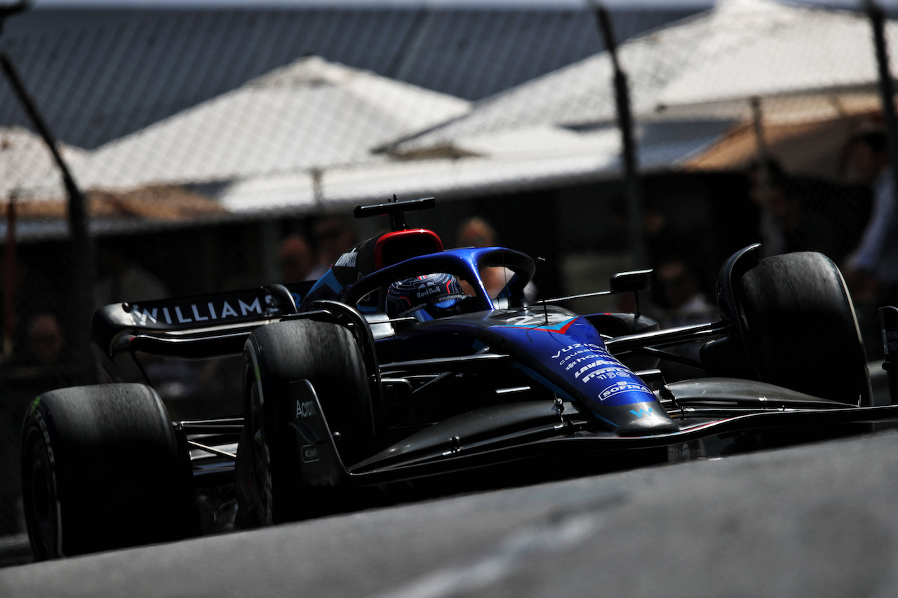 GP MONACO, Alexander Albon (THA) Williams Racing FW44.
27.05.2022. Formula 1 World Championship, Rd 7, Monaco Grand Prix, Monte Carlo, Monaco, Venerdi'.
 - www.xpbimages.com, EMail: requests@xpbimages.com © Copyright: Coates / XPB Images