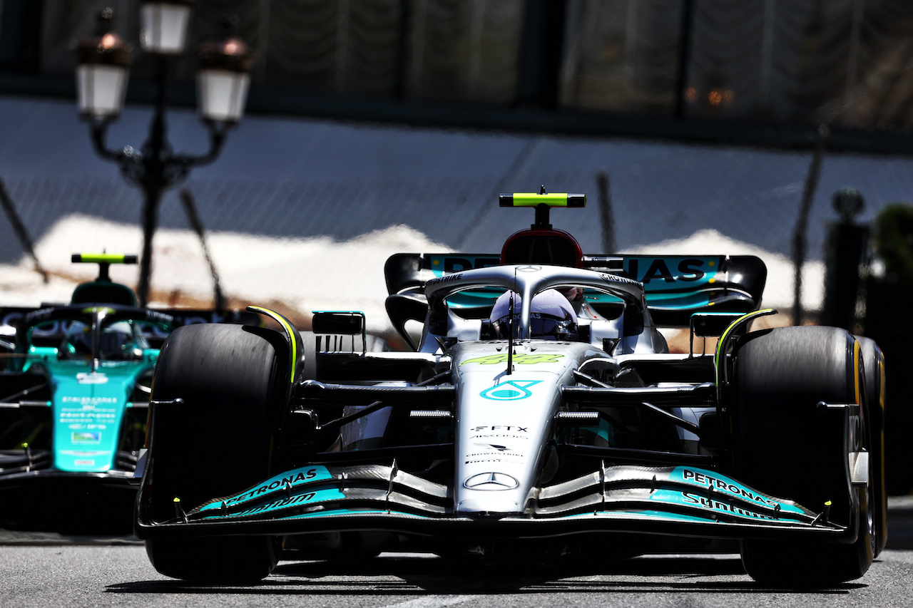 GP MONACO, Lewis Hamilton (GBR) Mercedes AMG F1 W13.
27.05.2022. Formula 1 World Championship, Rd 7, Monaco Grand Prix, Monte Carlo, Monaco, Venerdi'.
- www.xpbimages.com, EMail: requests@xpbimages.com © Copyright: Batchelor / XPB Images