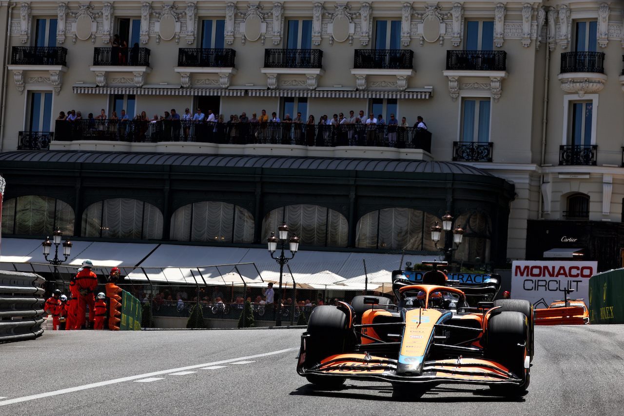 GP MONACO, Daniel Ricciardo (AUS) McLaren MCL36.
27.05.2022. Formula 1 World Championship, Rd 7, Monaco Grand Prix, Monte Carlo, Monaco, Venerdi'.
- www.xpbimages.com, EMail: requests@xpbimages.com © Copyright: Batchelor / XPB Images