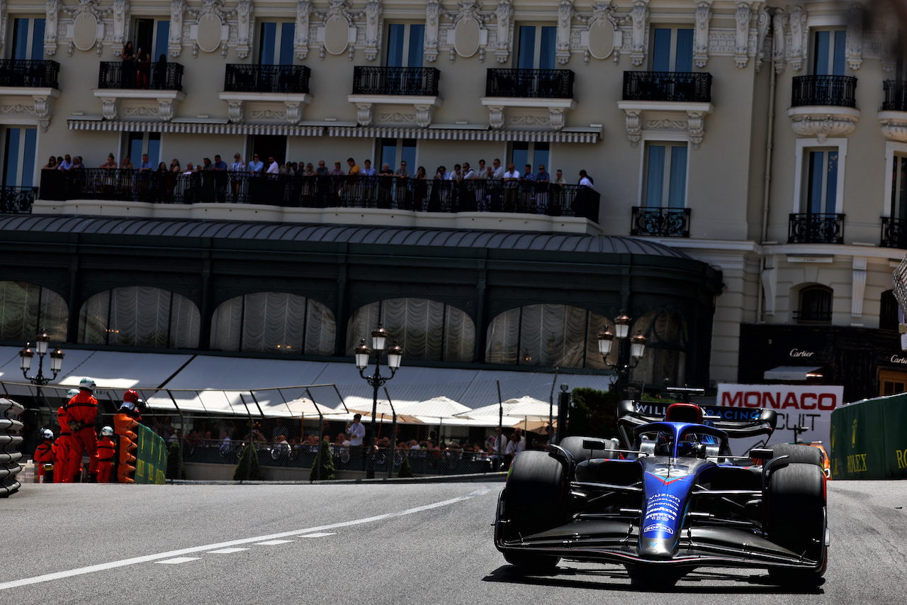 GP MONACO, Alexander Albon (THA) Williams Racing FW44.
27.05.2022. Formula 1 World Championship, Rd 7, Monaco Grand Prix, Monte Carlo, Monaco, Venerdi'.
- www.xpbimages.com, EMail: requests@xpbimages.com © Copyright: Batchelor / XPB Images