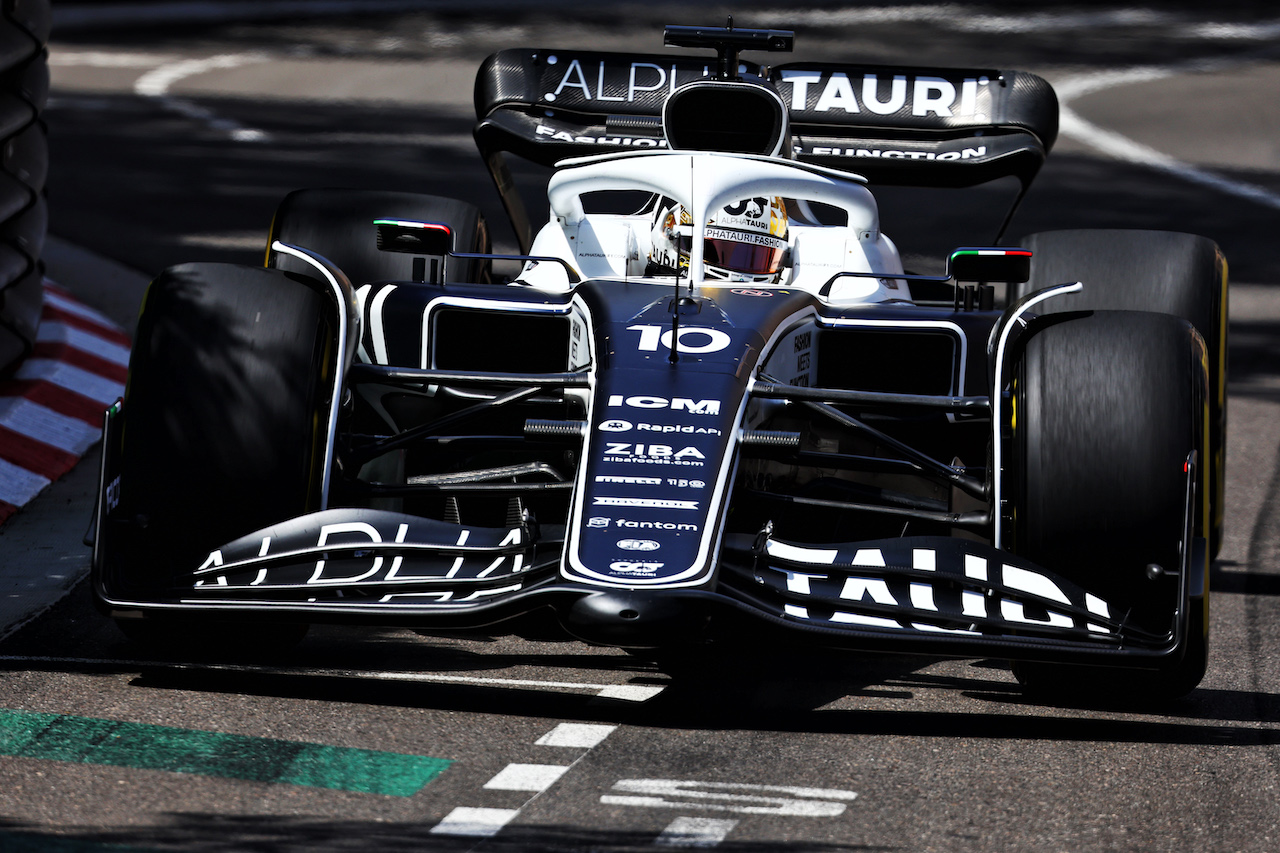 GP MONACO, Pierre Gasly (FRA) AlphaTauri AT03.
27.05.2022. Formula 1 World Championship, Rd 7, Monaco Grand Prix, Monte Carlo, Monaco, Venerdi'.
- www.xpbimages.com, EMail: requests@xpbimages.com © Copyright: Batchelor / XPB Images