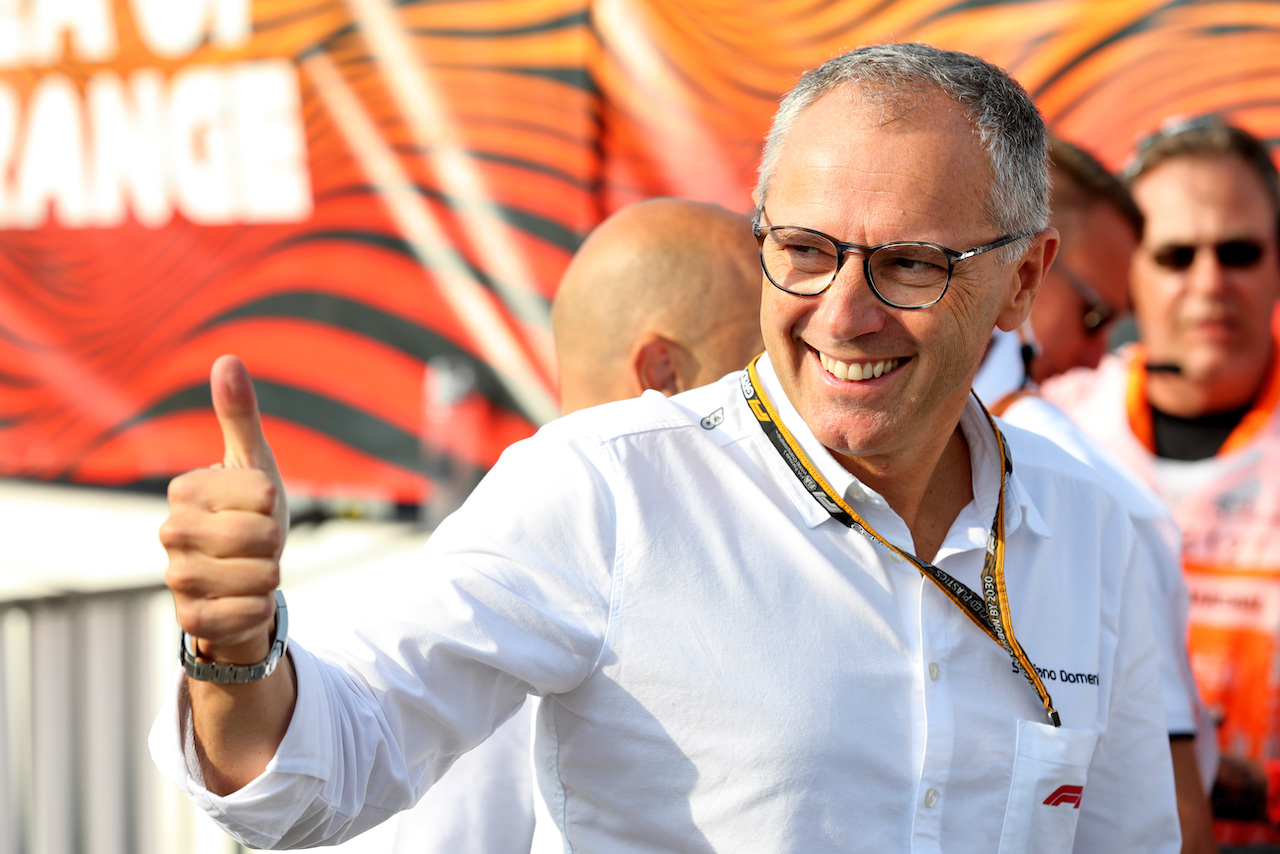 GP OLANDA, Stefano Domenicali (ITA) Formula One President e CEO.
04.09.2022. Formula 1 World Championship, Rd 14, Dutch Grand Prix, Zandvoort, Netherlands, Gara Day.
 - www.xpbimages.com, EMail: requests@xpbimages.com © Copyright: Coates / XPB Images