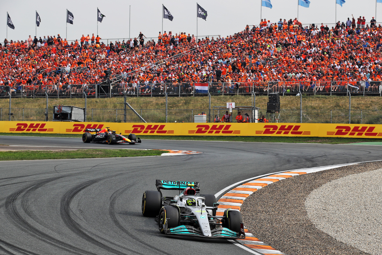 GP OLANDA, Lewis Hamilton (GBR) Mercedes AMG F1 W13.
04.09.2022. Formula 1 World Championship, Rd 14, Dutch Grand Prix, Zandvoort, Netherlands, Gara Day.
 - www.xpbimages.com, EMail: requests@xpbimages.com © Copyright: Coates / XPB Images