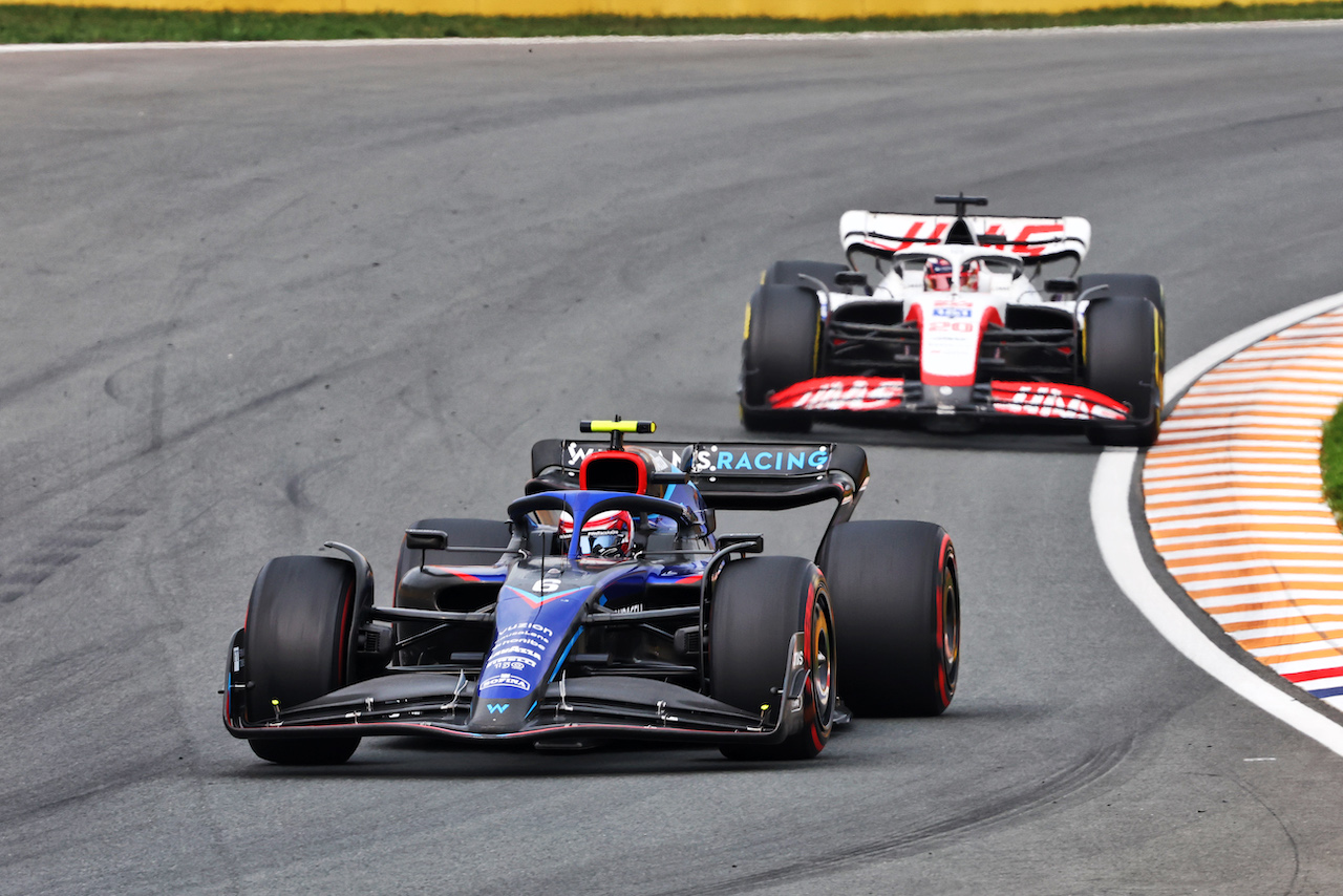 GP OLANDA, Nicholas Latifi (CDN) Williams Racing FW44.
04.09.2022. Formula 1 World Championship, Rd 14, Dutch Grand Prix, Zandvoort, Netherlands, Gara Day.
- www.xpbimages.com, EMail: requests@xpbimages.com © Copyright: Miltenburg / XPB Images