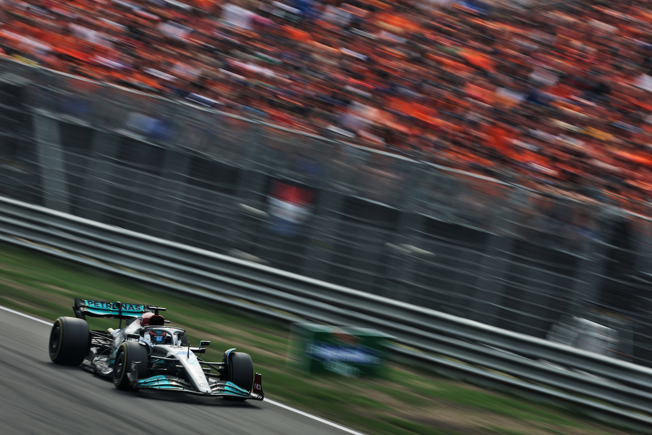 GP OLANDA, George Russell (GBR) Mercedes AMG F1 W13.
04.09.2022. Formula 1 World Championship, Rd 14, Dutch Grand Prix, Zandvoort, Netherlands, Gara Day.
- www.xpbimages.com, EMail: requests@xpbimages.com © Copyright: Bearne / XPB Images