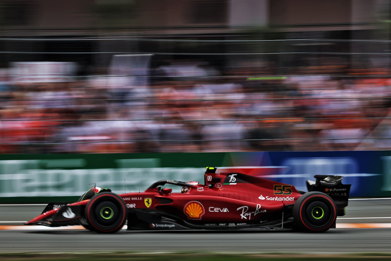 GP OLANDA, Carlos Sainz Jr (ESP) Ferrari F1-75.
04.09.2022. Formula 1 World Championship, Rd 14, Dutch Grand Prix, Zandvoort, Netherlands, Gara Day.
- www.xpbimages.com, EMail: requests@xpbimages.com © Copyright: Bearne / XPB Images