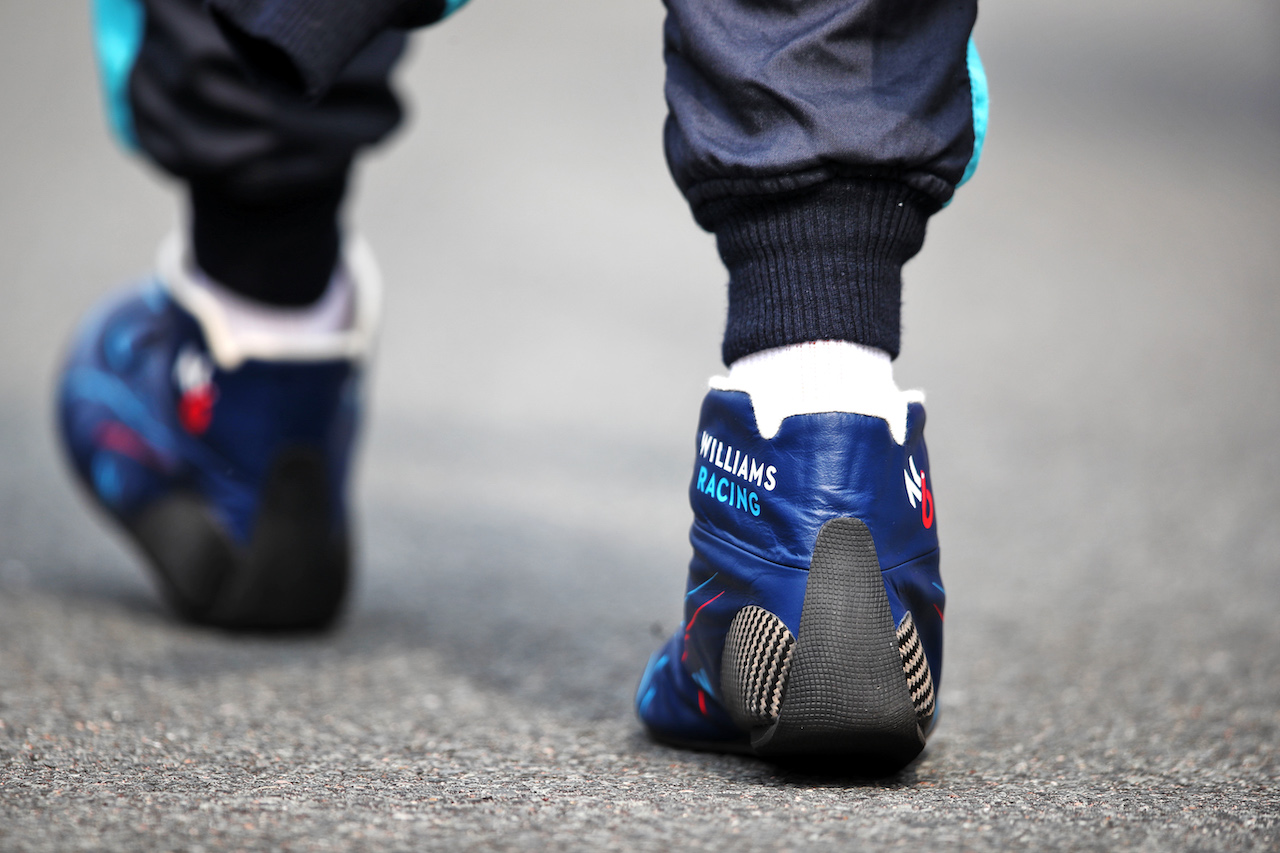 GP OLANDA, Nicholas Latifi (CDN) Williams Racing - racing boots.
04.09.2022. Formula 1 World Championship, Rd 14, Dutch Grand Prix, Zandvoort, Netherlands, Gara Day.
 - www.xpbimages.com, EMail: requests@xpbimages.com © Copyright: Coates / XPB Images