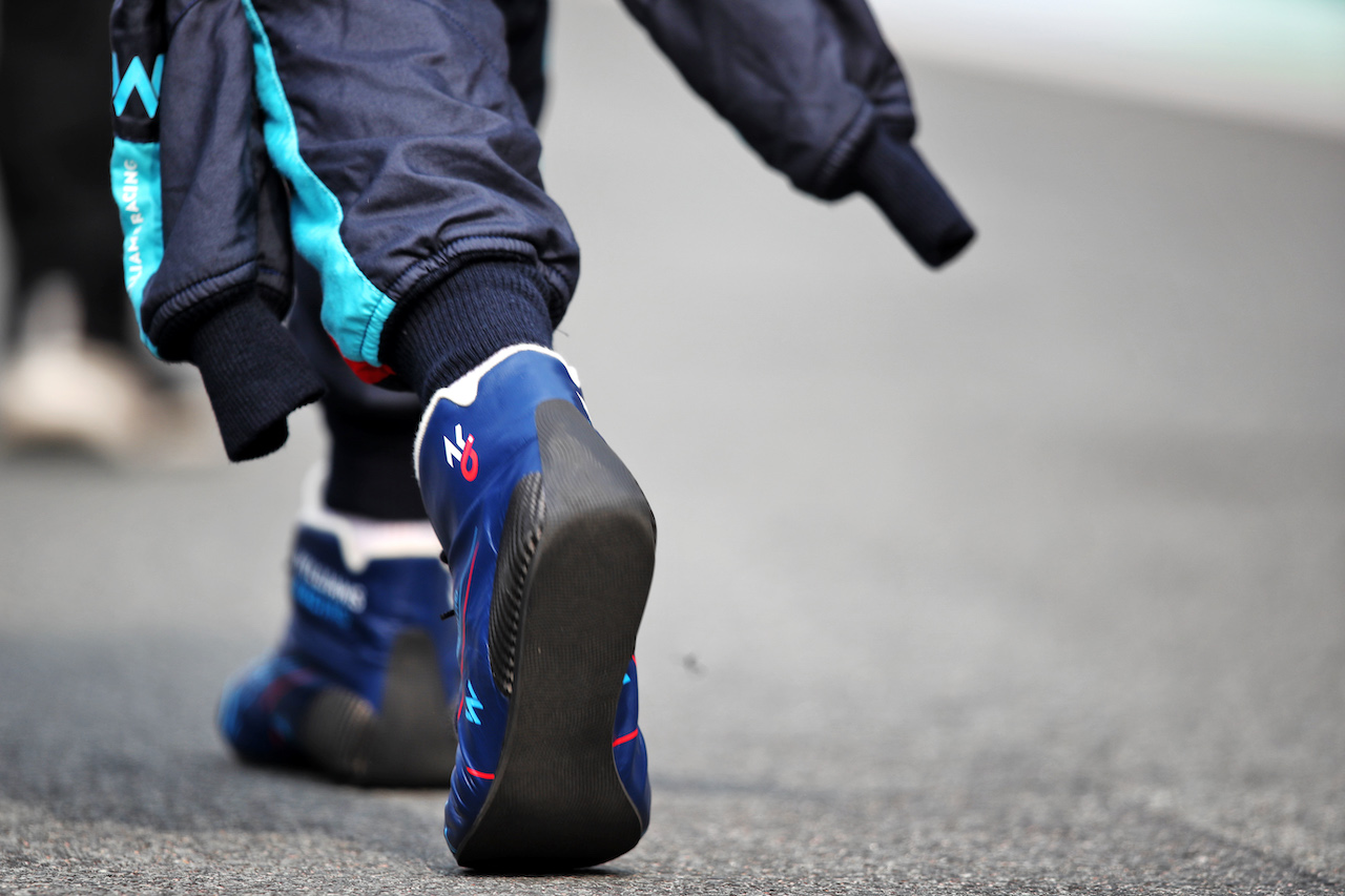 GP OLANDA, Nicholas Latifi (CDN) Williams Racing - racing boots.
04.09.2022. Formula 1 World Championship, Rd 14, Dutch Grand Prix, Zandvoort, Netherlands, Gara Day.
 - www.xpbimages.com, EMail: requests@xpbimages.com © Copyright: Coates / XPB Images