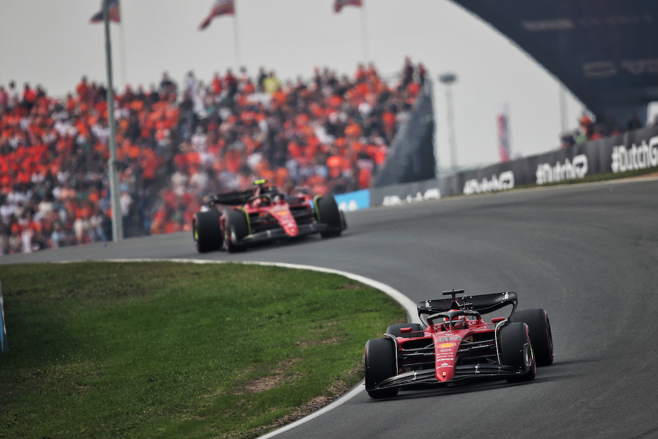 GP OLANDA, Charles Leclerc (MON) Ferrari F1-75.
04.09.2022. Formula 1 World Championship, Rd 14, Dutch Grand Prix, Zandvoort, Netherlands, Gara Day.
 - www.xpbimages.com, EMail: requests@xpbimages.com © Copyright: Coates / XPB Images