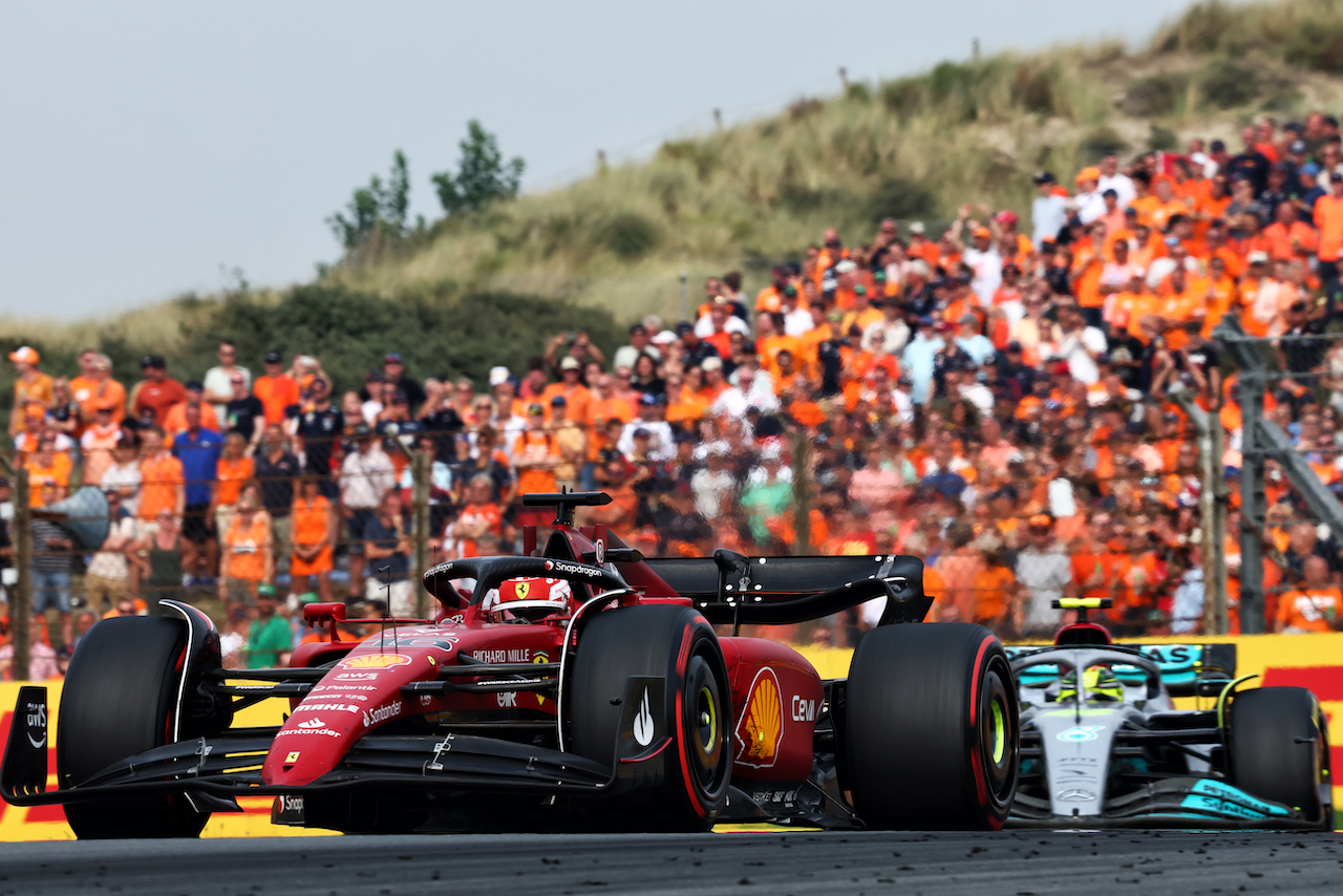 GP OLANDA, Charles Leclerc (MON) Ferrari F1-75.
04.09.2022. Formula 1 World Championship, Rd 14, Dutch Grand Prix, Zandvoort, Netherlands, Gara Day.
- www.xpbimages.com, EMail: requests@xpbimages.com © Copyright: Miltenburg / XPB Images