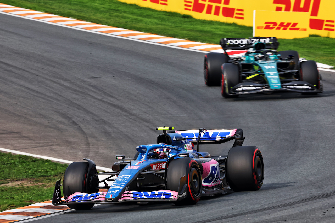 GP OLANDA, Esteban Ocon (FRA) Alpine F1 Team A522.
04.09.2022. Formula 1 World Championship, Rd 14, Dutch Grand Prix, Zandvoort, Netherlands, Gara Day.
- www.xpbimages.com, EMail: requests@xpbimages.com © Copyright: Miltenburg / XPB Images