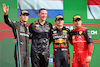 GP OLANDA, The podium (L to R): George Russell (GBR) Mercedes AMG F1, second; Max Verstappen (NLD) Red Bull Racing, vincitore; Charles Leclerc (MON) Ferrari, third.
04.09.2022. Formula 1 World Championship, Rd 14, Dutch Grand Prix, Zandvoort, Netherlands, Gara Day.
- www.xpbimages.com, EMail: requests@xpbimages.com © Copyright: Moy / XPB Images