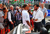 GP OLANDA, (L to R): Lewis Hamilton (GBR) Mercedes AMG F1 with Mohammed Bin Sulayem (UAE) FIA President on the drivers parade.
04.09.2022. Formula 1 World Championship, Rd 14, Dutch Grand Prix, Zandvoort, Netherlands, Gara Day.
- www.xpbimages.com, EMail: requests@xpbimages.com © Copyright: Miltenburg / XPB Images