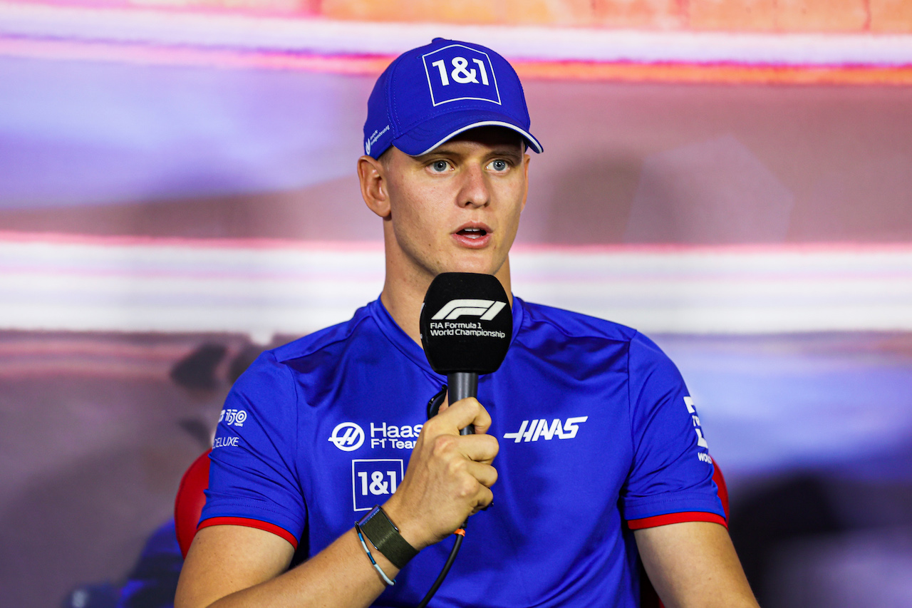 GP OLANDA, Mick Schumacher (GER) Haas F1 Team in the FIA Press Conference.
01.09.2022. Formula 1 World Championship, Rd 14, Dutch Grand Prix, Zandvoort, Netherlands, Preparation Day.
- www.xpbimages.com, EMail: requests@xpbimages.com © Copyright: XPB Images