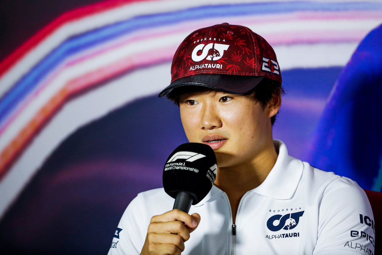 GP OLANDA, Yuki Tsunoda (JPN) AlphaTauri in the FIA Press Conference.
01.09.2022. Formula 1 World Championship, Rd 14, Dutch Grand Prix, Zandvoort, Netherlands, Preparation Day.
- www.xpbimages.com, EMail: requests@xpbimages.com © Copyright: XPB Images