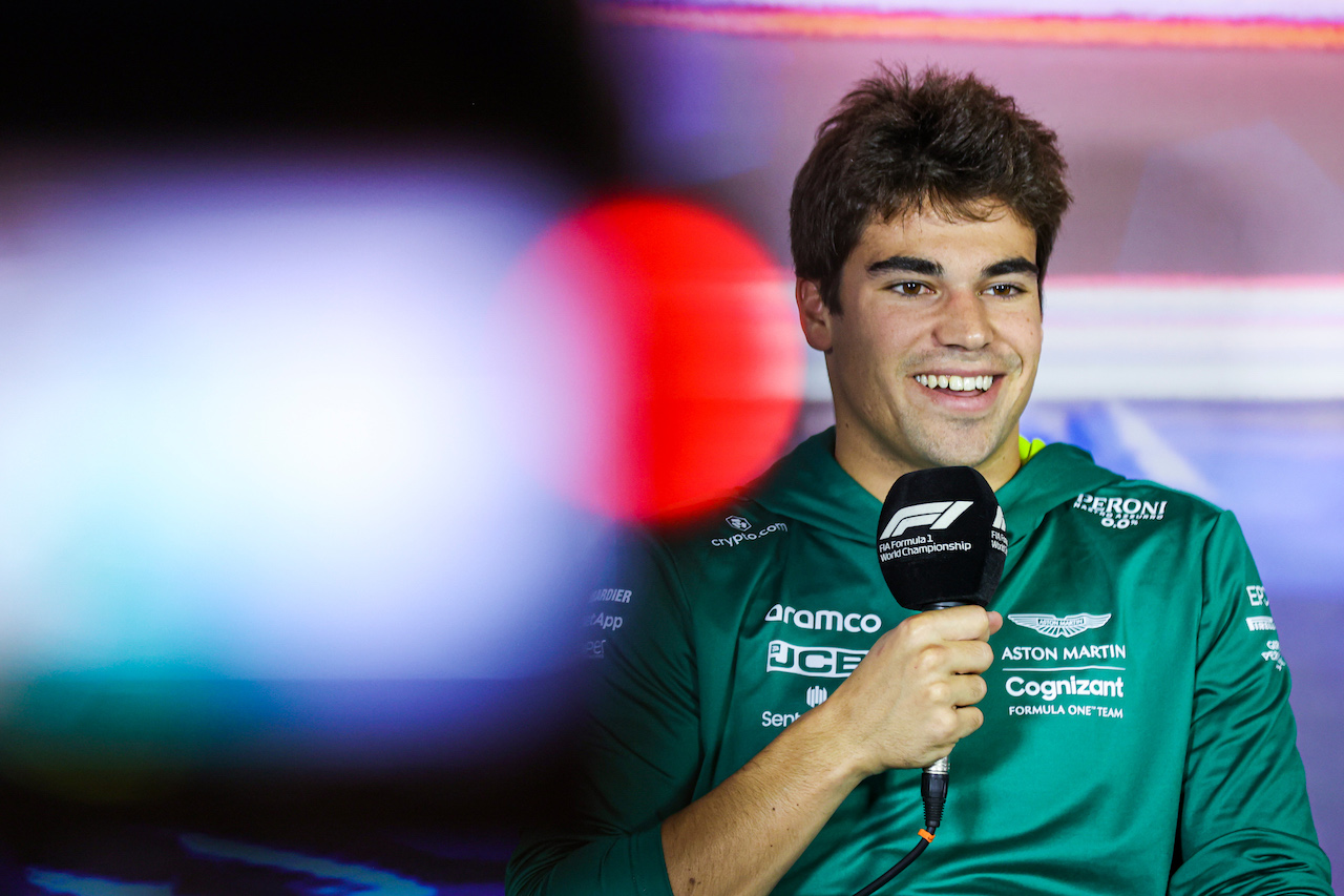 GP OLANDA, Lance Stroll (CDN) Aston Martin F1 Team in the FIA Press Conference.
01.09.2022. Formula 1 World Championship, Rd 14, Dutch Grand Prix, Zandvoort, Netherlands, Preparation Day.
- www.xpbimages.com, EMail: requests@xpbimages.com © Copyright: XPB Images
