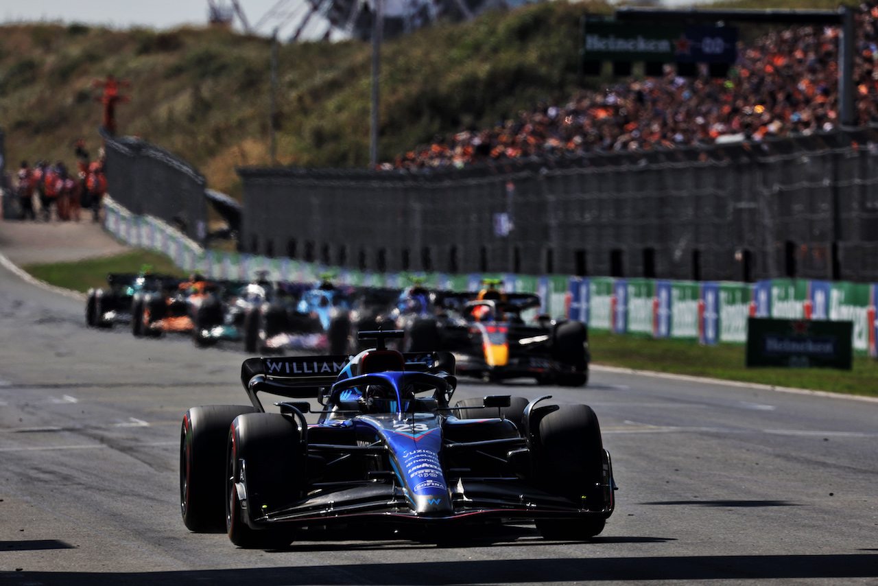 GP OLANDA, Alexander Albon (THA) Williams Racing FW44 - practice partenza.
03.09.2022. Formula 1 World Championship, Rd 14, Dutch Grand Prix, Zandvoort, Netherlands, Qualifiche Day.
- www.xpbimages.com, EMail: requests@xpbimages.com © Copyright: Bearne / XPB Images