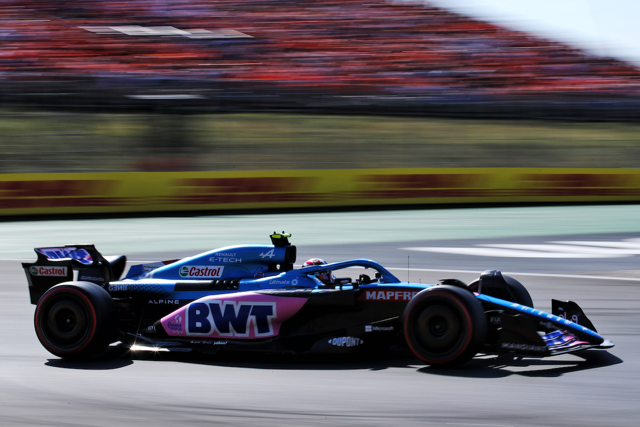 GP OLANDA, Esteban Ocon (FRA) Alpine F1 Team A522.
03.09.2022. Formula 1 World Championship, Rd 14, Dutch Grand Prix, Zandvoort, Netherlands, Qualifiche Day.
 - www.xpbimages.com, EMail: requests@xpbimages.com © Copyright: Coates / XPB Images