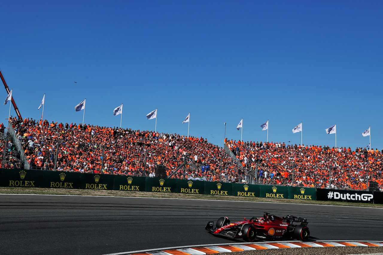 GP OLANDA, Charles Leclerc (MON) Ferrari F1-75.
03.09.2022. Formula 1 World Championship, Rd 14, Dutch Grand Prix, Zandvoort, Netherlands, Qualifiche Day.
 - www.xpbimages.com, EMail: requests@xpbimages.com © Copyright: Coates / XPB Images