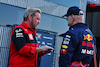 GP OLANDA, (L to R): Gino Rosato (CDN) Ferrari with Adrian Newey (GBR) Red Bull Racing Chief Technical Officer.
03.09.2022. Formula 1 World Championship, Rd 14, Dutch Grand Prix, Zandvoort, Netherlands, Qualifiche Day.
- www.xpbimages.com, EMail: requests@xpbimages.com © Copyright: Miltenburg / XPB Images