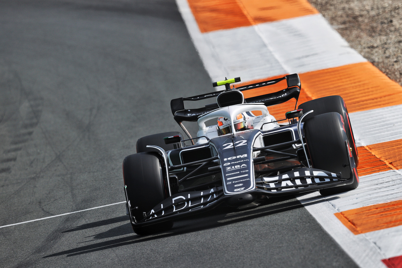 GP OLANDA, Yuki Tsunoda (JPN) AlphaTauri AT03.
02.09.2022. Formula 1 World Championship, Rd 14, Dutch Grand Prix, Zandvoort, Netherlands, Practice Day.
- www.xpbimages.com, EMail: requests@xpbimages.com © Copyright: Moy / XPB Images