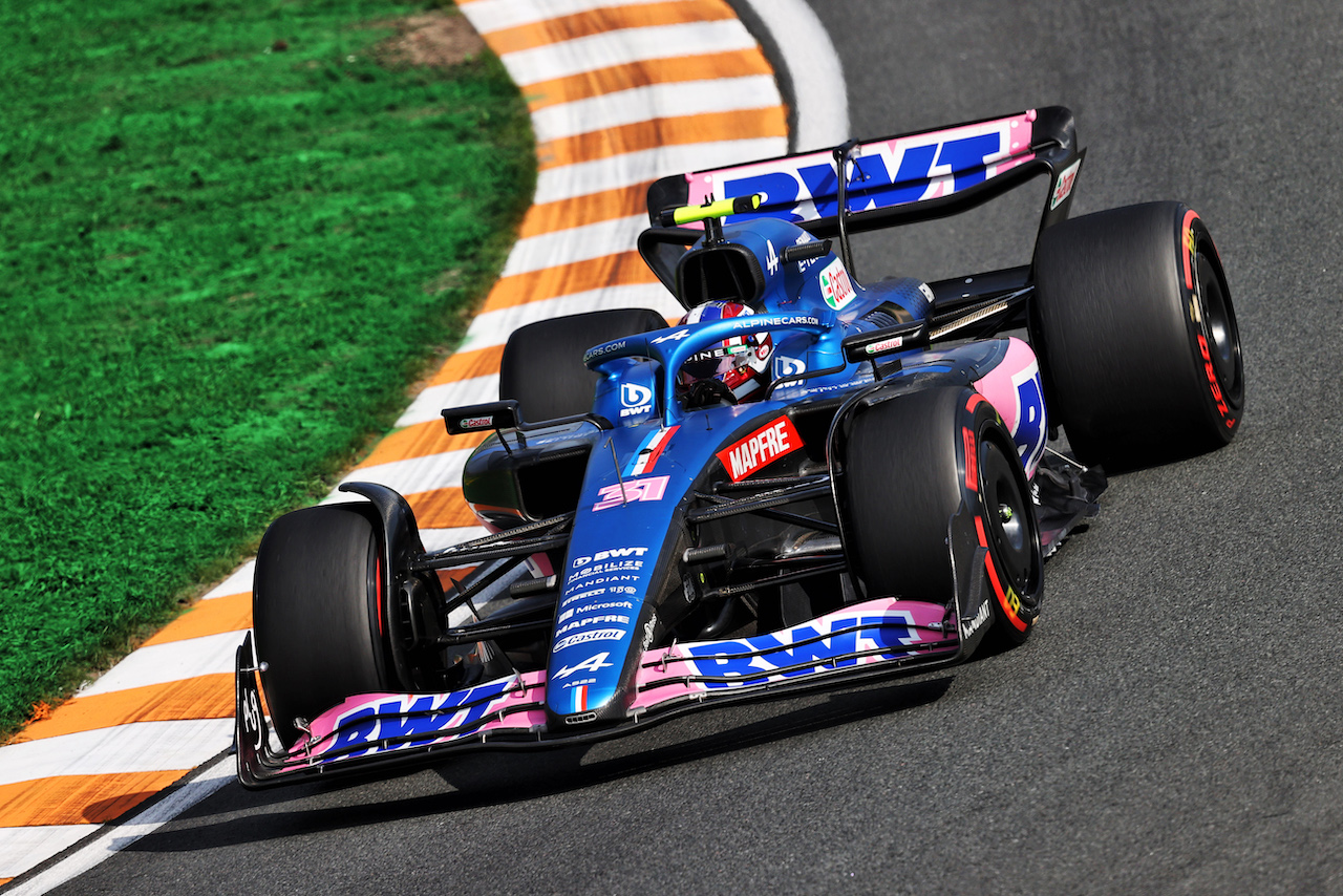 GP OLANDA, Esteban Ocon (FRA) Alpine F1 Team A522.
02.09.2022. Formula 1 World Championship, Rd 14, Dutch Grand Prix, Zandvoort, Netherlands, Practice Day.
- www.xpbimages.com, EMail: requests@xpbimages.com © Copyright: Moy / XPB Images