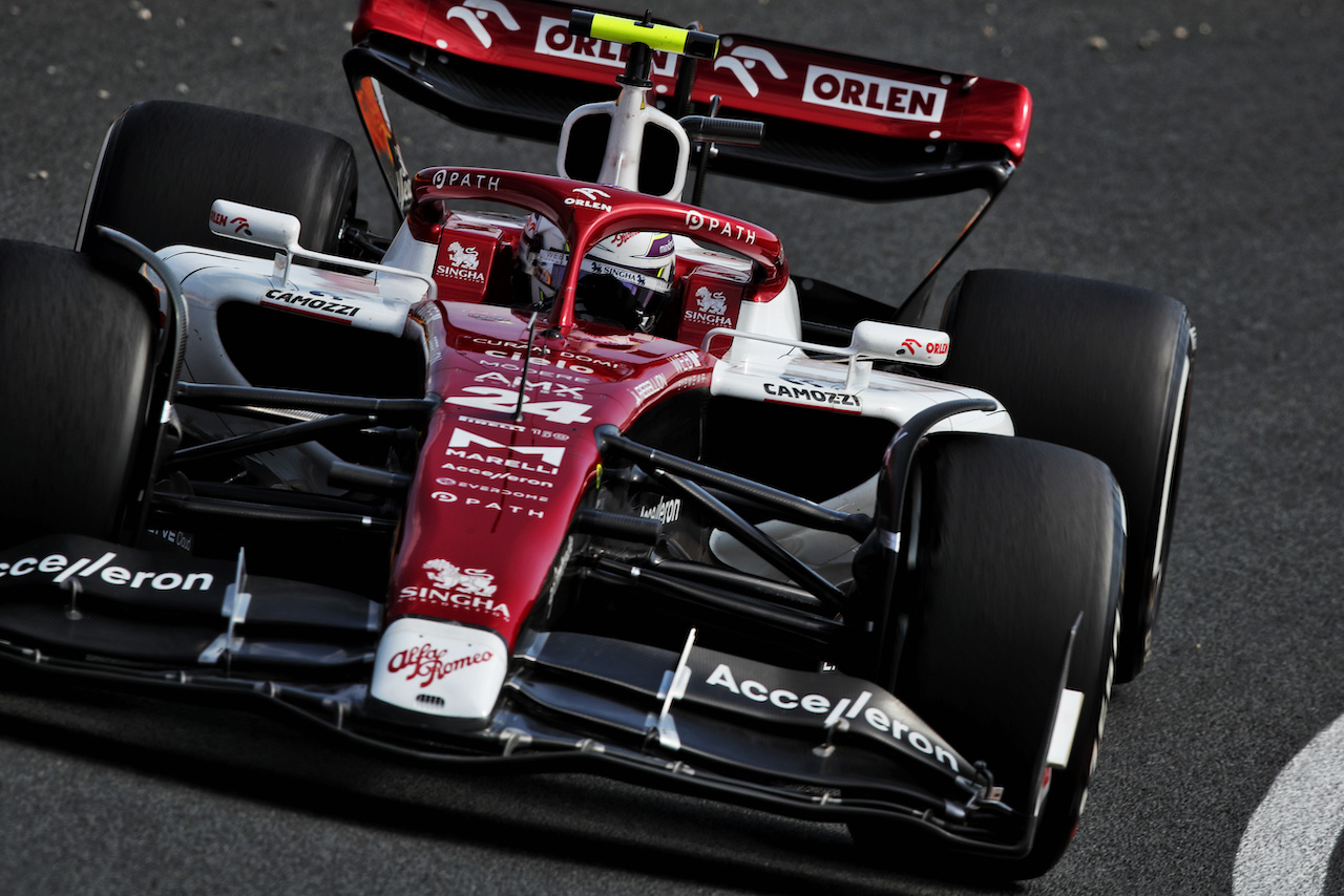 GP OLANDA, Guanyu Zhou (CHN) Alfa Romeo F1 Team C42.
02.09.2022. Formula 1 World Championship, Rd 14, Dutch Grand Prix, Zandvoort, Netherlands, Practice Day.
 - www.xpbimages.com, EMail: requests@xpbimages.com © Copyright: Coates / XPB Images