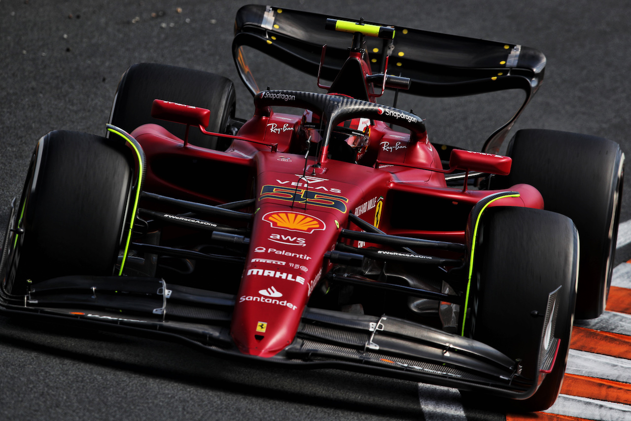 GP OLANDA, Carlos Sainz Jr (ESP) Ferrari F1-75.
02.09.2022. Formula 1 World Championship, Rd 14, Dutch Grand Prix, Zandvoort, Netherlands, Practice Day.
 - www.xpbimages.com, EMail: requests@xpbimages.com © Copyright: Coates / XPB Images