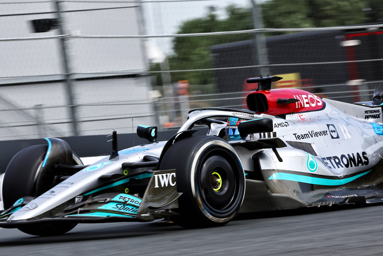 GP OLANDA, George Russell (GBR) Mercedes AMG F1 W13.
02.09.2022. Formula 1 World Championship, Rd 14, Dutch Grand Prix, Zandvoort, Netherlands, Practice Day.
- www.xpbimages.com, EMail: requests@xpbimages.com © Copyright: Miltenburg / XPB Images