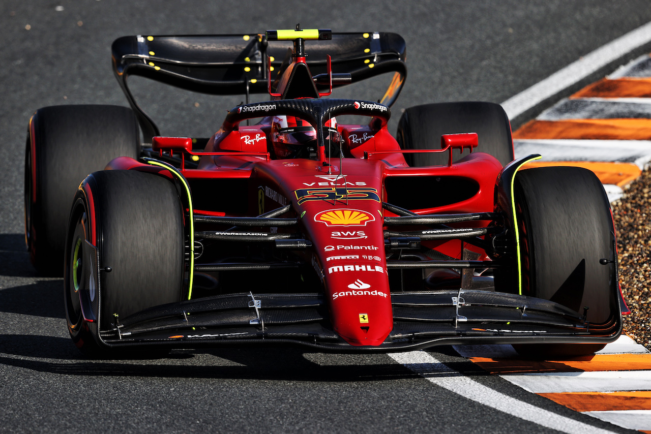 GP OLANDA, Carlos Sainz Jr (ESP) Ferrari F1-75.
02.09.2022. Formula 1 World Championship, Rd 14, Dutch Grand Prix, Zandvoort, Netherlands, Practice Day.
- www.xpbimages.com, EMail: requests@xpbimages.com © Copyright: Moy / XPB Images