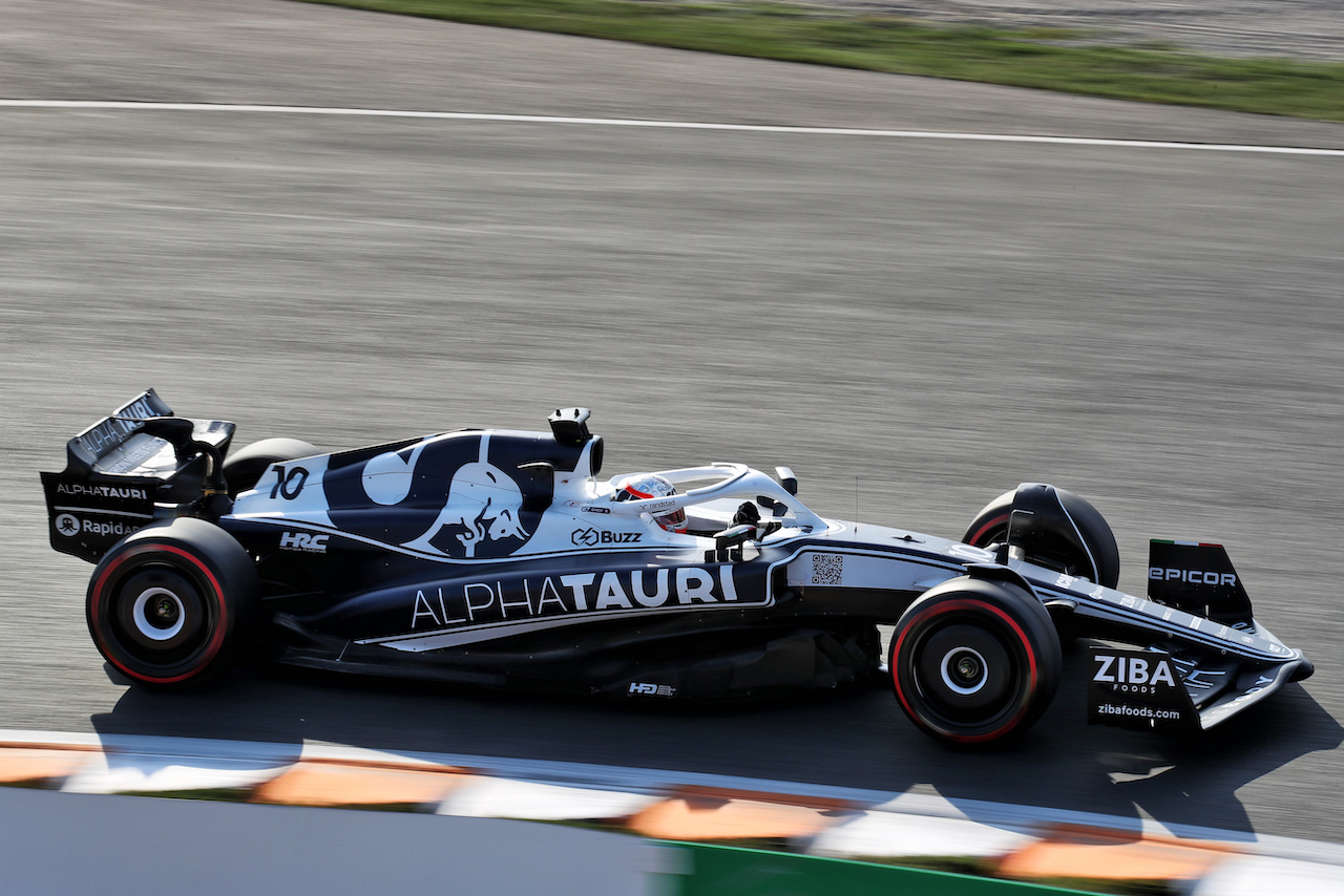 GP OLANDA, Pierre Gasly (FRA) AlphaTauri AT03.
02.09.2022. Formula 1 World Championship, Rd 14, Dutch Grand Prix, Zandvoort, Netherlands, Practice Day.
 - www.xpbimages.com, EMail: requests@xpbimages.com © Copyright: Coates / XPB Images