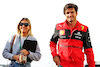GP OLANDA, Carlos Sainz Jr (ESP) Ferrari with Domenica Isabel Hernaez.
02.09.2022. Formula 1 World Championship, Rd 14, Dutch Grand Prix, Zandvoort, Netherlands, Practice Day.
 - www.xpbimages.com, EMail: requests@xpbimages.com © Copyright: Coates / XPB Images