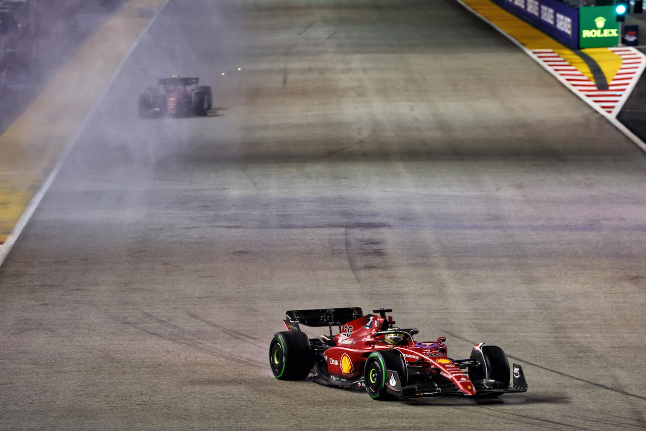 GP SINGAPORE, Charles Leclerc (MON) Ferrari F1-75.
02.10.2022. Formula 1 World Championship, Rd 17, Singapore Grand Prix, Marina Bay Street Circuit, Singapore, Gara Day.
- www.xpbimages.com, EMail: requests@xpbimages.com © Copyright: Batchelor / XPB Images