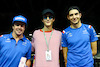 GP SINGAPORE, Fernando Alonso (ESP), Alpine F1 Team e Esteban Ocon (FRA), Alpine F1 Team with DJ Kung‚Äôs
02.10.2022. Formula 1 World Championship, Rd 17, Singapore Grand Prix, Marina Bay Street Circuit, Singapore, Gara Day.
- www.xpbimages.com, EMail: requests@xpbimages.com ¬© Copyright: Charniaux / XPB Images