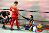 GP SINGAPORE, 2nd place Charles Leclerc (MON) Ferrari F1-75 with 1st place Sergio Perez (MEX) Red Bull Racing RB18.
02.10.2022. Formula 1 World Championship, Rd 17, Singapore Grand Prix, Marina Bay Street Circuit, Singapore, Gara Day.
- www.xpbimages.com, EMail: requests@xpbimages.com ¬© Copyright: Batchelor / XPB Images