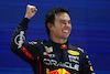 GP SINGAPORE, 1st place Sergio Perez (MEX) Red Bull Racing RB18.
02.10.2022. Formula 1 World Championship, Rd 17, Singapore Grand Prix, Marina Bay Street Circuit, Singapore, Gara Day.
- www.xpbimages.com, EMail: requests@xpbimages.com ¬© Copyright: Batchelor / XPB Images