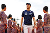 GP SINGAPORE, Nicholas Latifi (CDN) Williams Racing on the drivers parade.
02.10.2022. Formula 1 World Championship, Rd 17, Singapore Grand Prix, Marina Bay Street Circuit, Singapore, Gara Day.
- www.xpbimages.com, EMail: requests@xpbimages.com © Copyright: Bearne / XPB Images